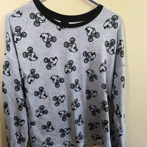 Light Blue Disney Mickey Mouse Sweatshirt Small